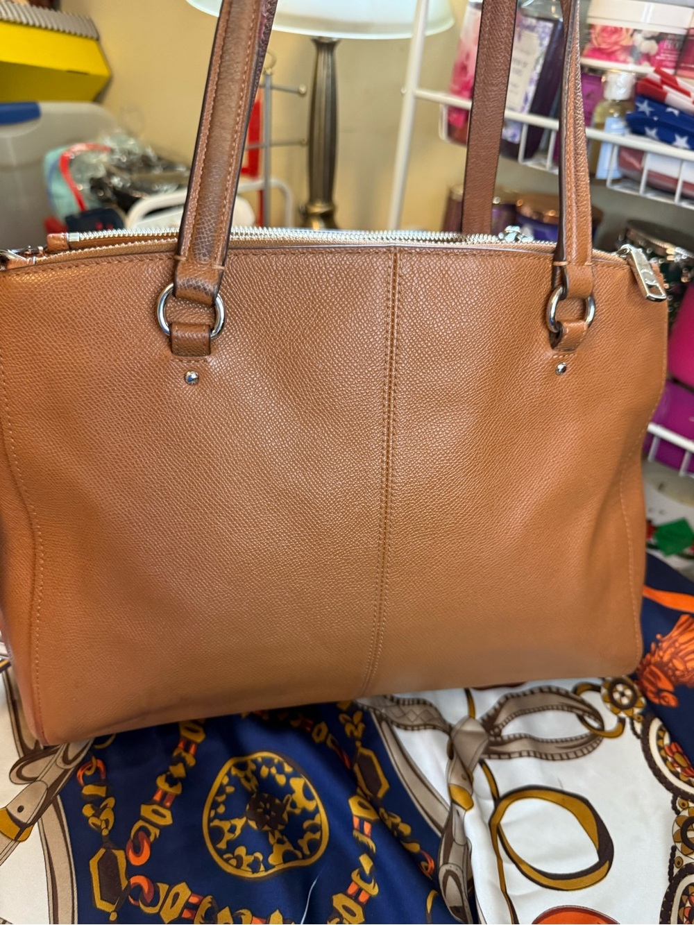Coach Stanton Carryall Pebbled Leather Shoulder With Crossbody Strap - Picture 4 of 16